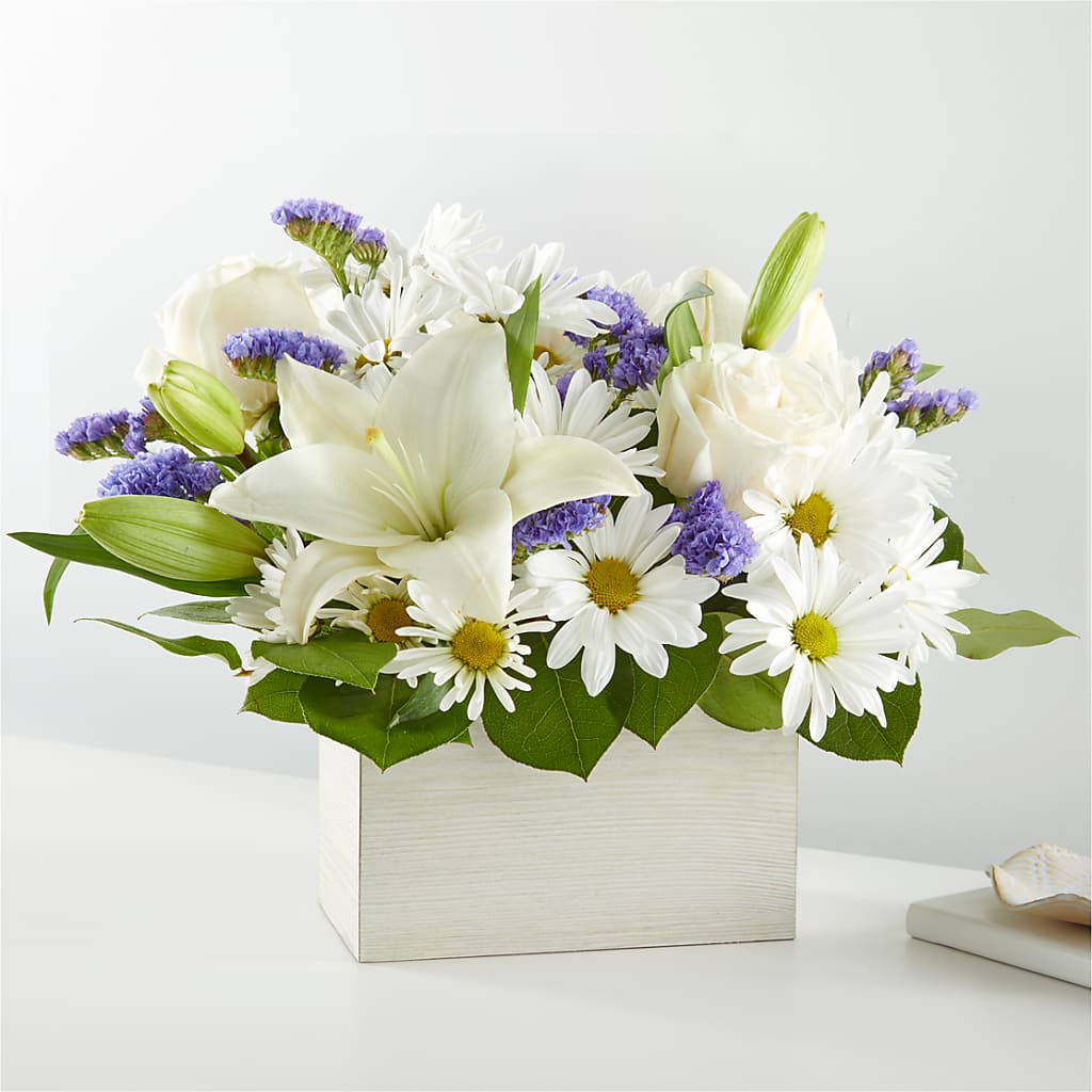 Beyond Blue Box Bouquet – Sign Of The Rose, Colorado Springs CO