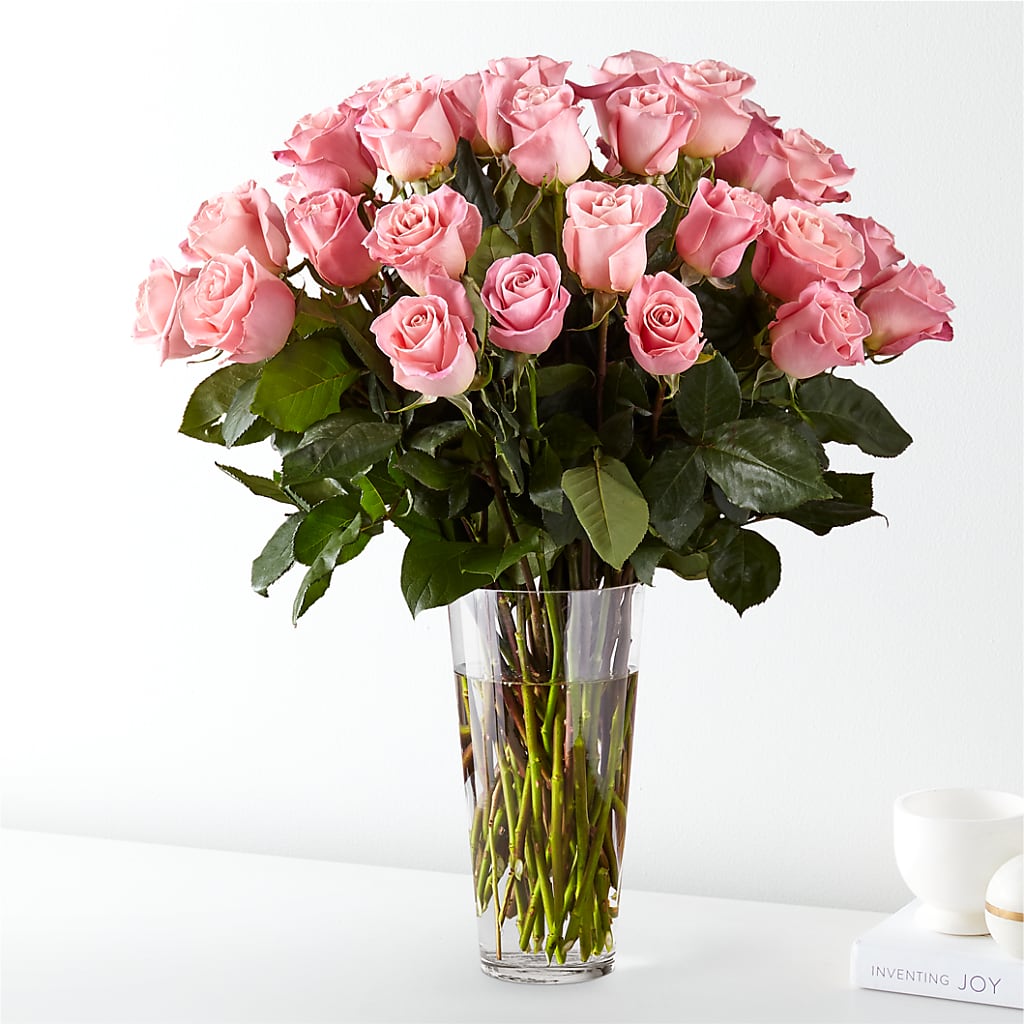 Long Stem Pink Rose Bouquet – Sign Of The Rose, Colorado Springs CO