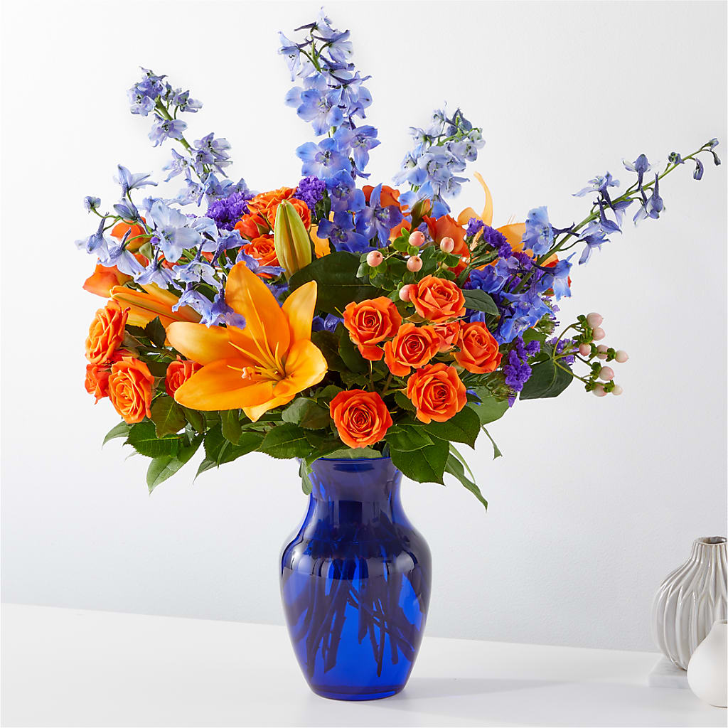 Radiant Citrus Bouquet – Sign Of The Rose, Colorado Springs CO
