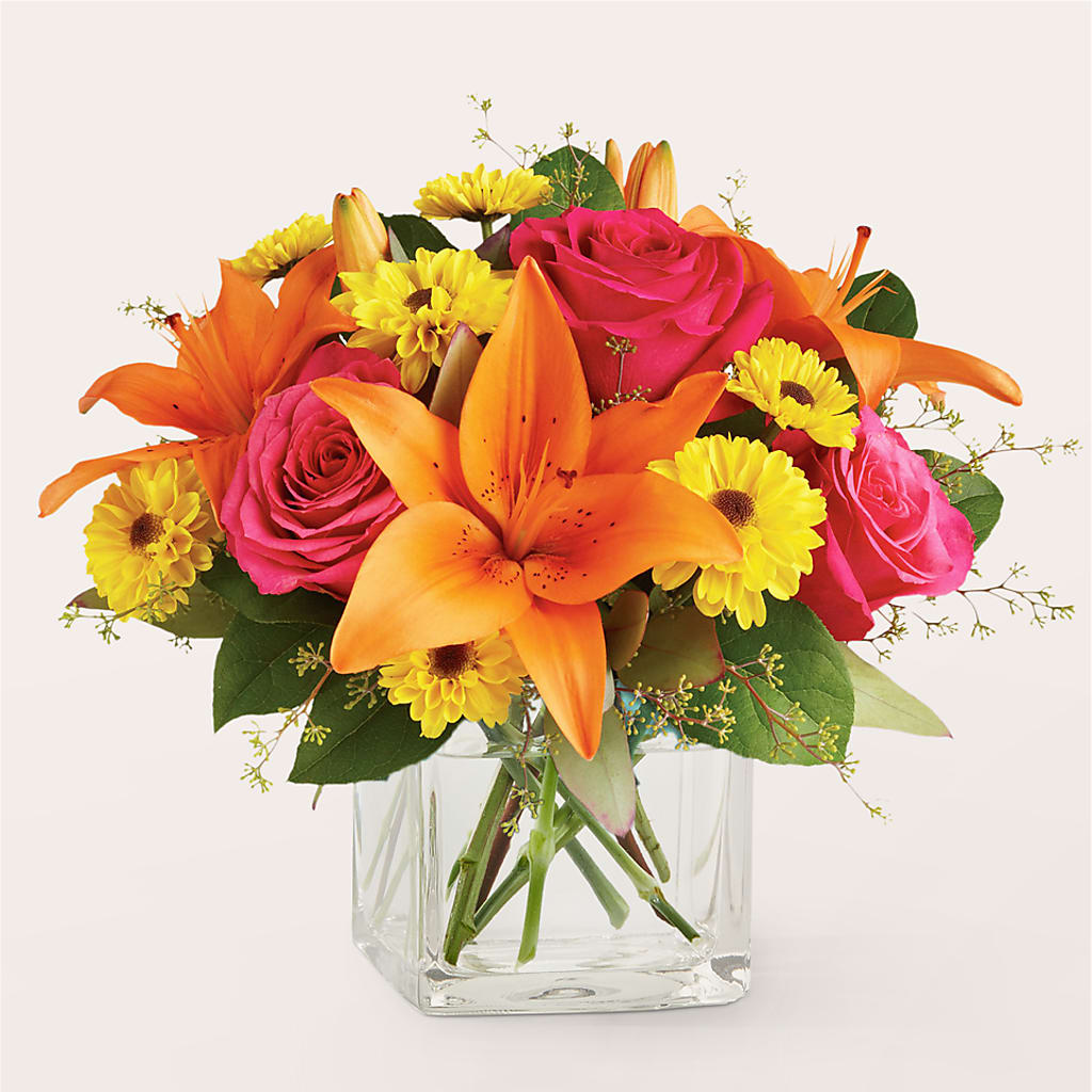 Neon Lights Bouquet – Sign Of The Rose, Colorado Springs CO