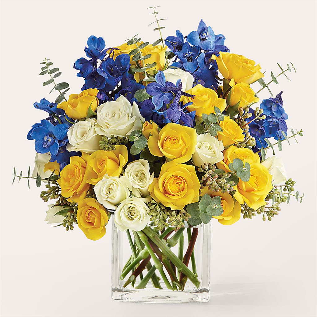 Sparkling Citrine Bouquet – Sign Of The Rose, Colorado Springs CO