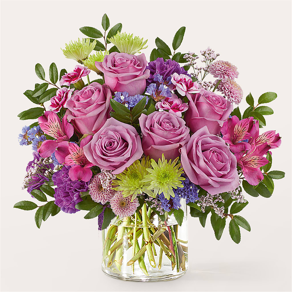 Glass Half Full Bouquet – Sign Of The Rose, Colorado Springs CO