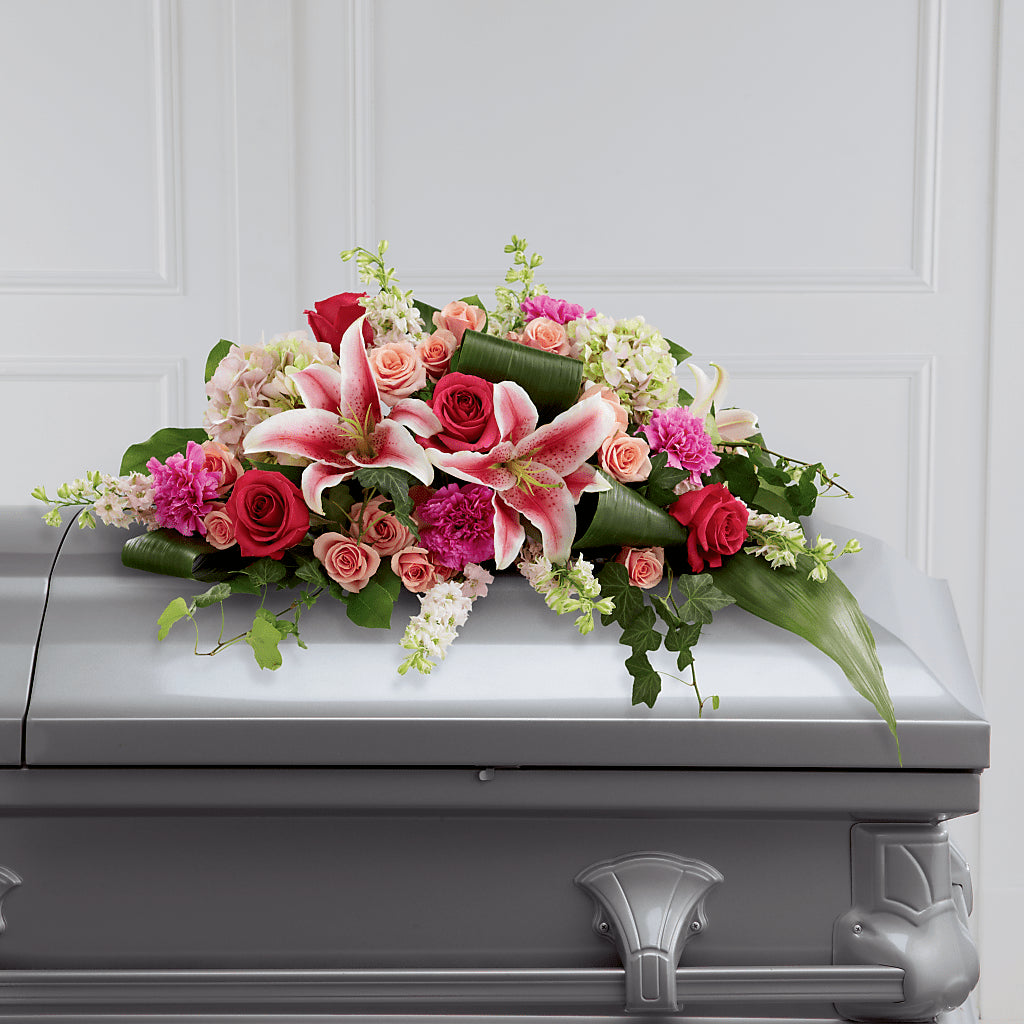 Splendid Grace Casket Spray – Sign Of The Rose, Colorado Springs CO