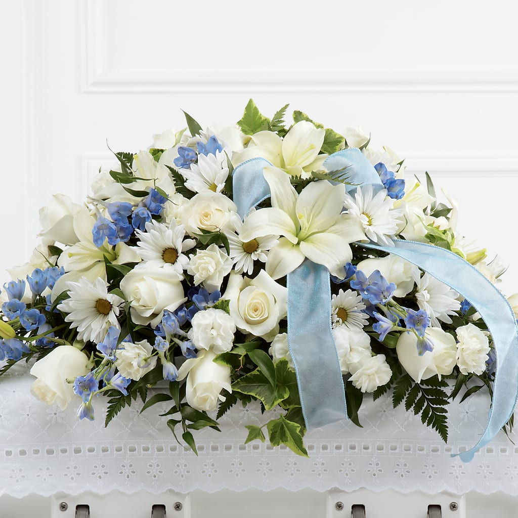 Tender Treasure Casket Spray – Sign Of The Rose, Colorado Springs CO