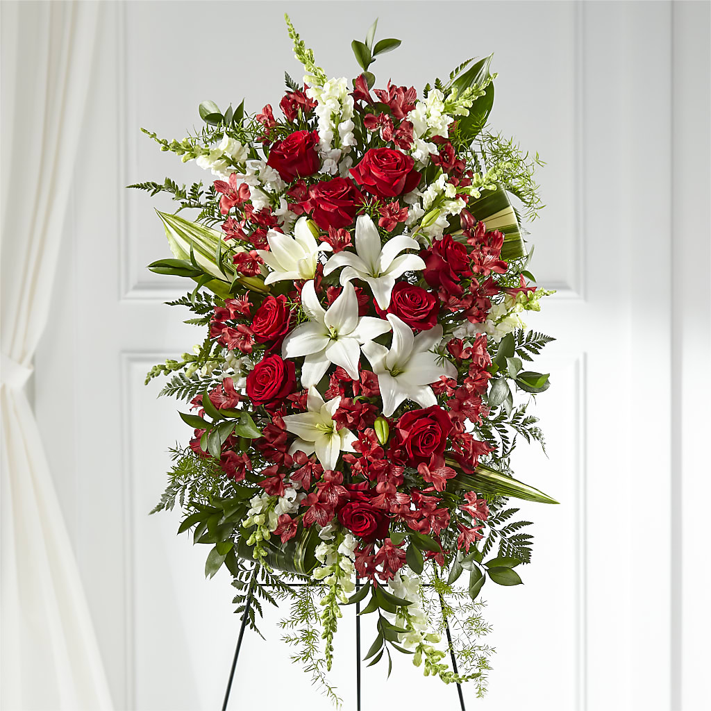 Everlasting Memory Standing Spray – Sign Of The Rose, Colorado Springs CO