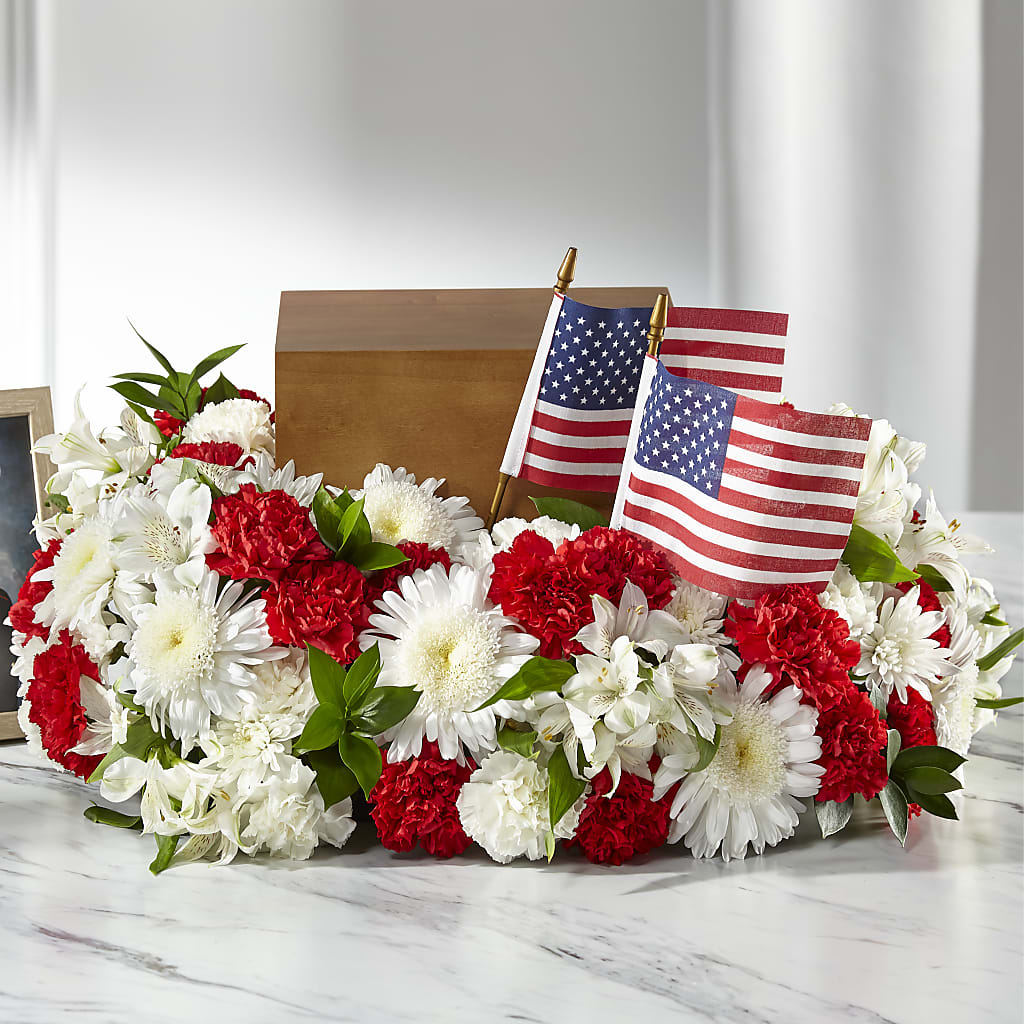 Spirit of Patriotism Cremation Adornment – Sign Of The Rose, Colorado Springs CO