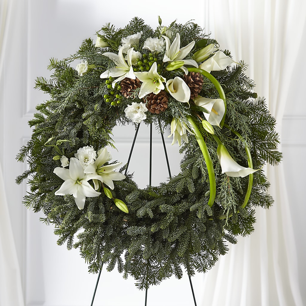 Greens of Hope Wreath – Sign Of The Rose, Colorado Springs CO