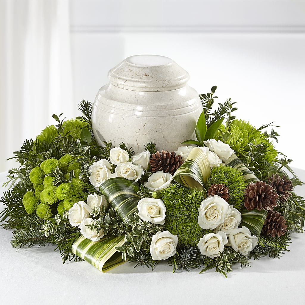Precious Evergreen Cremation Adornment – Sign Of The Rose, Colorado Springs CO