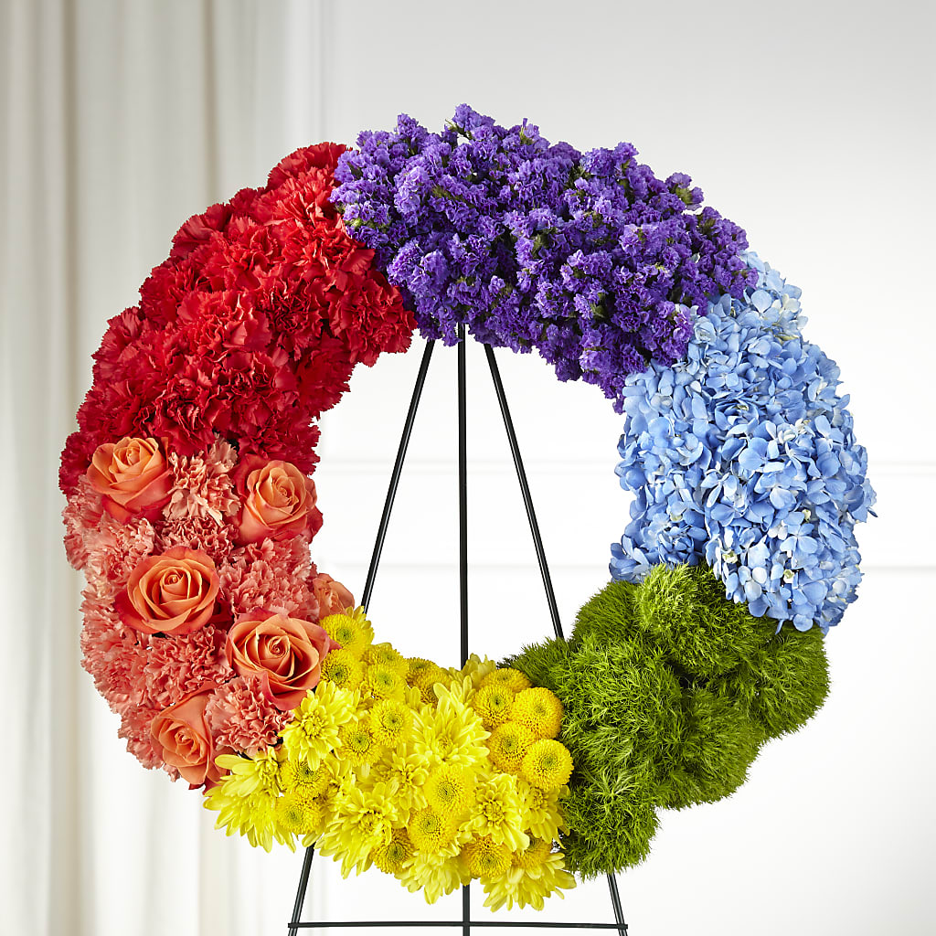 Circle of Love Wreath – Sign Of The Rose, Colorado Springs CO
