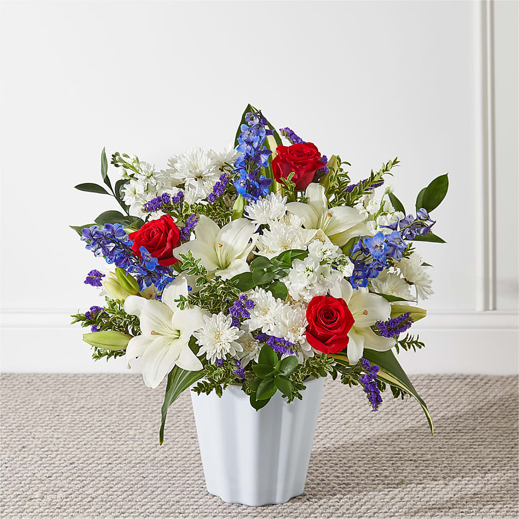 Consoled Floor Basket – Sign Of The Rose, Colorado Springs CO