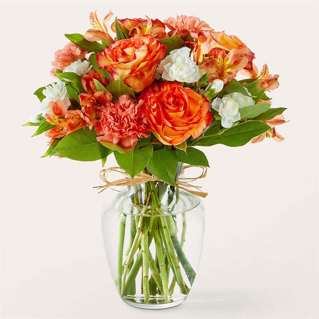 Apricot Glow Bouquet – Sign Of The Rose, Colorado Springs CO