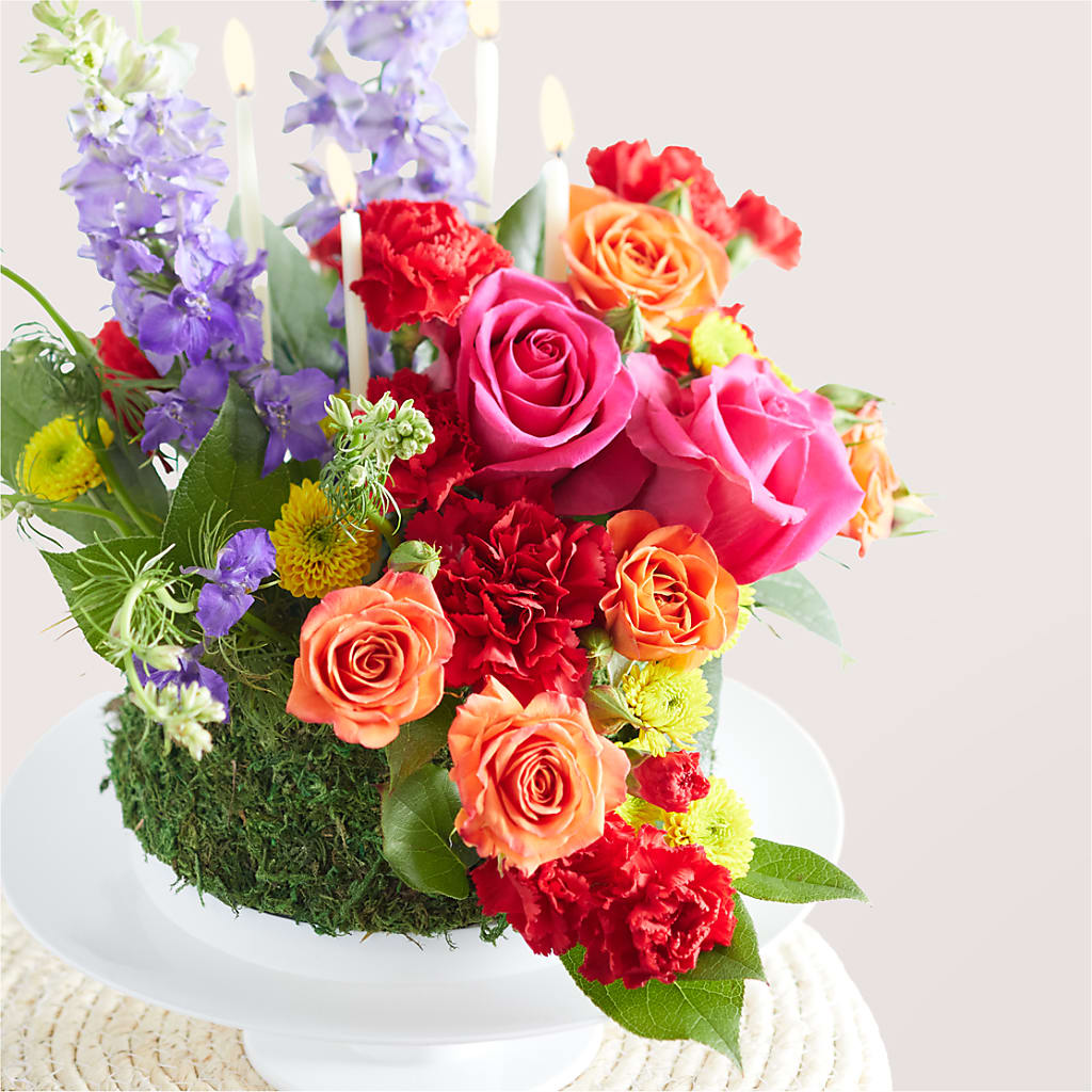 Best Year Yet Floral Cake – Sign Of The Rose, Colorado Springs CO