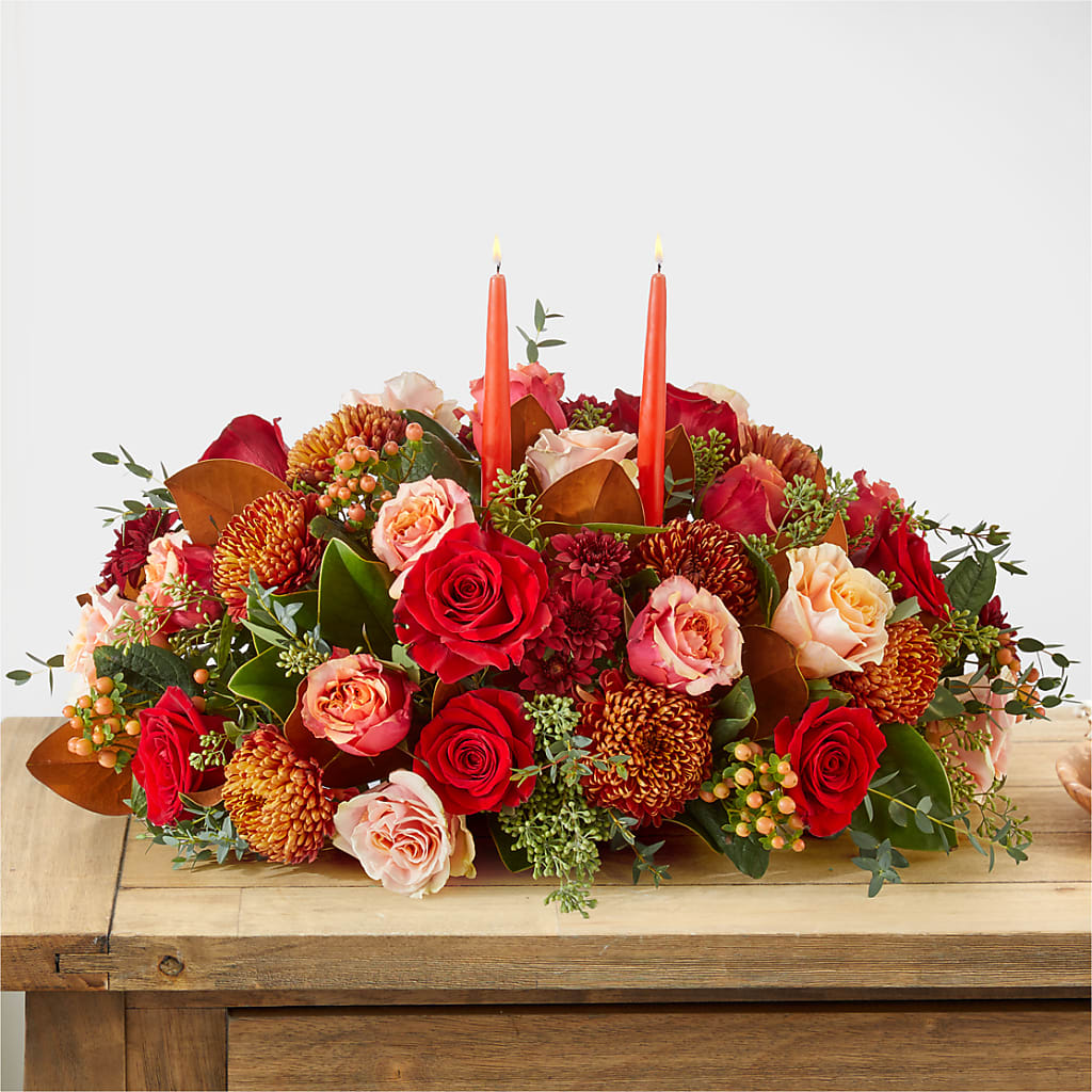 Gather Near Centerpiece – Sign Of The Rose, Colorado Springs CO