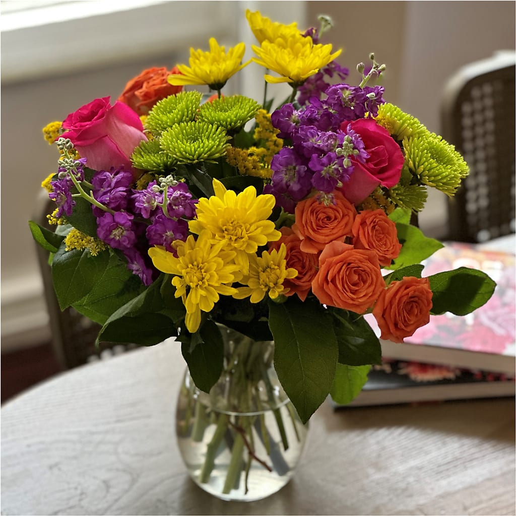 Bold & Bright – A Florist Original –  Sign Of The Rose, Colorado Springs CO