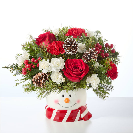 Jolly Snowman Bouquet –  Sign Of The Rose, Colorado Springs CO