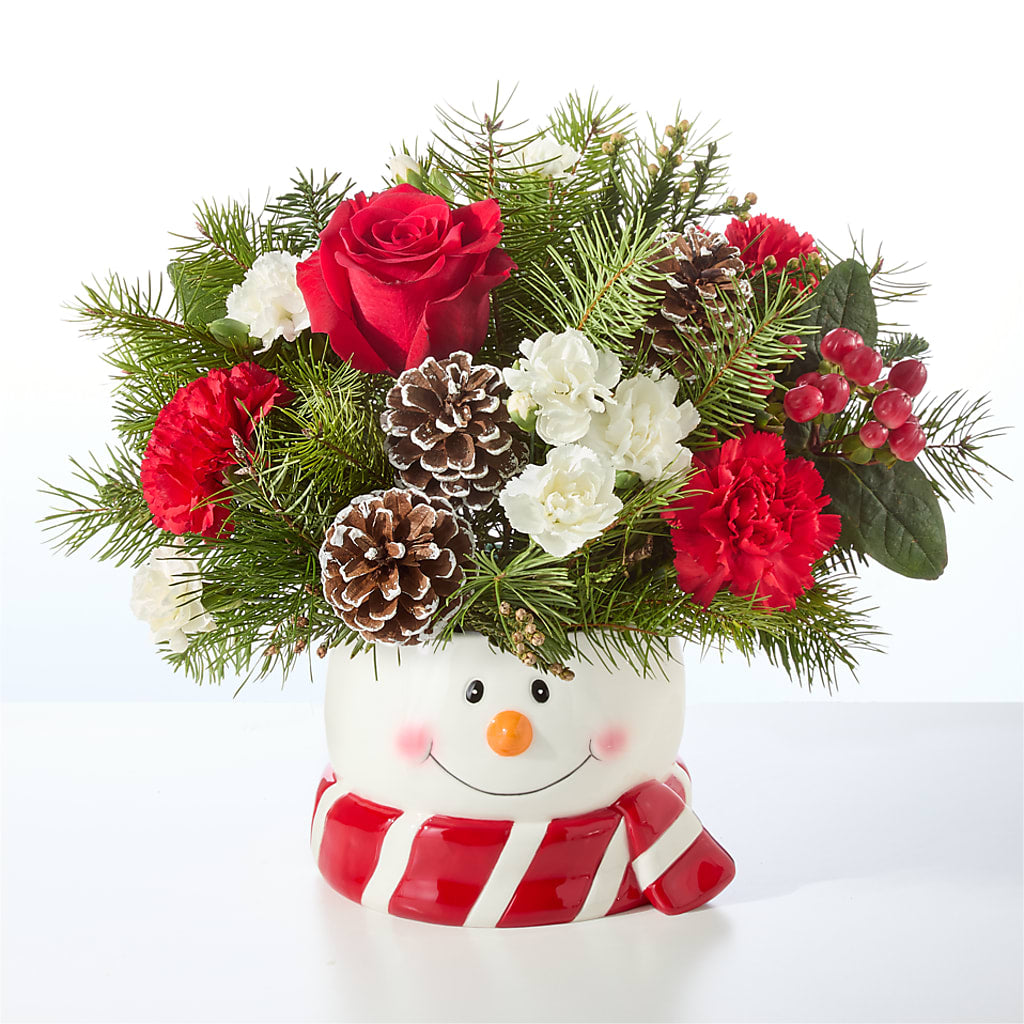 Jolly Snowman Bouquet –  Sign Of The Rose, Colorado Springs CO