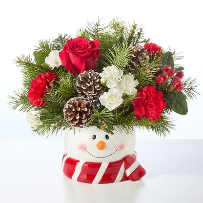 Jolly Snowman Bouquet –  Sign Of The Rose, Colorado Springs CO