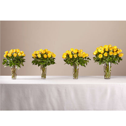 Long Stem Yellow Rose Bouquet –  Sign Of The Rose, Colorado Springs CO