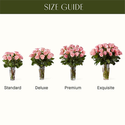 Long Stem Pink Rose Bouquet –  Sign Of The Rose, Colorado Springs CO