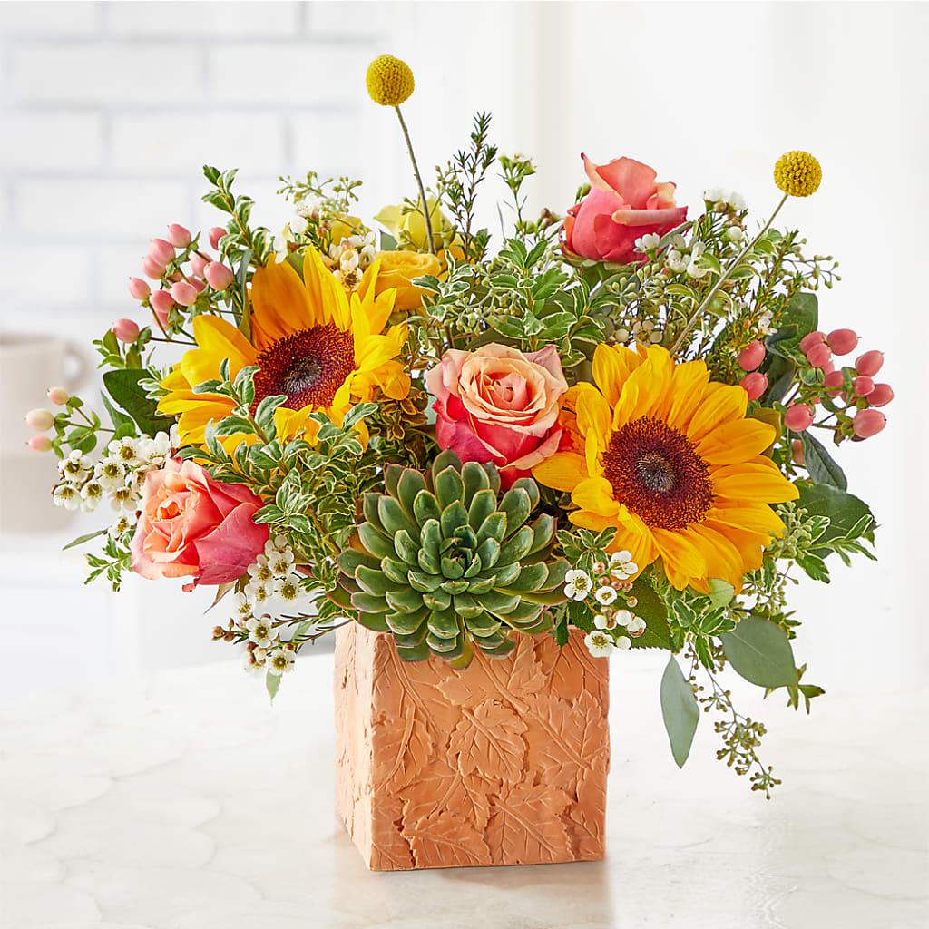 Sunflower Season Bouquet –  Sign Of The Rose, Colorado Springs CO