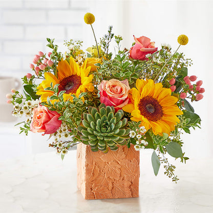 Sunflower Season Bouquet –  Sign Of The Rose, Colorado Springs CO