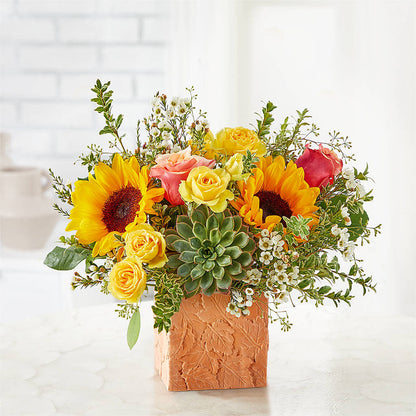 Sunflower Season Bouquet –  Sign Of The Rose, Colorado Springs CO