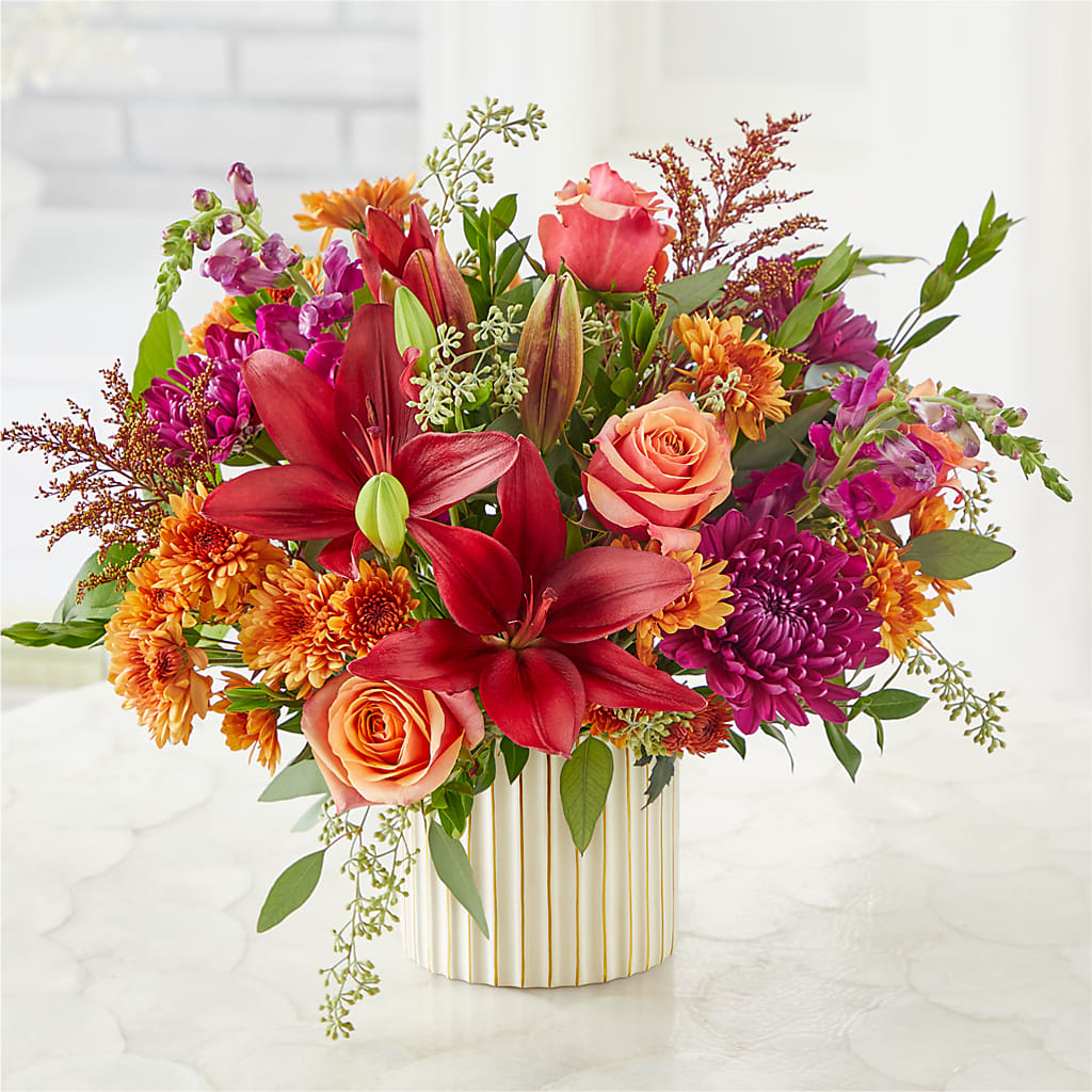 Burgundy Landscape Bouquet –  Sign Of The Rose, Colorado Springs CO