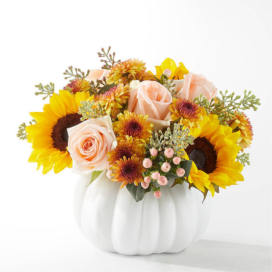 Pumpkin to Talk About Bouquet –  Sign Of The Rose, Colorado Springs CO