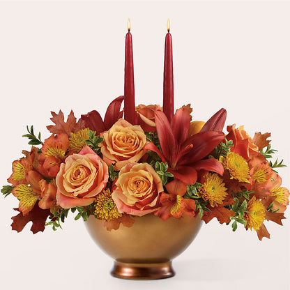 Harvest Table Centerpiece –  Sign Of The Rose, Colorado Springs CO