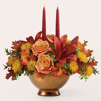 Harvest Table Centerpiece –  Sign Of The Rose, Colorado Springs CO