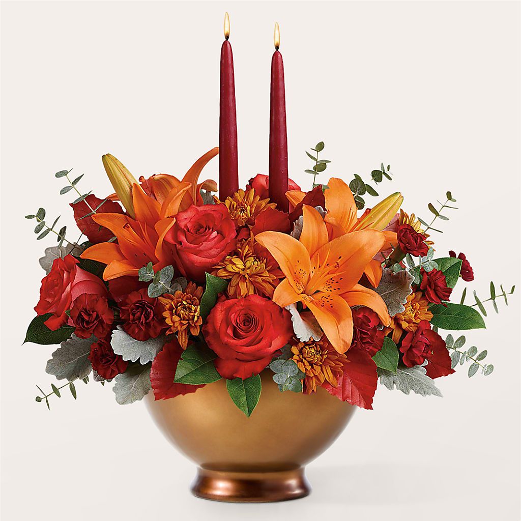 Fruits of Fall Centerpiece –  Sign Of The Rose, Colorado Springs CO