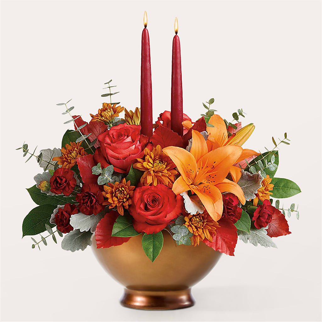 Fruits of Fall Centerpiece –  Sign Of The Rose, Colorado Springs CO