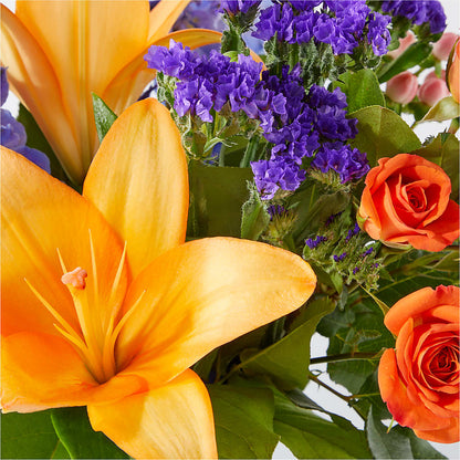 Radiant Citrus Bouquet –  Sign Of The Rose, Colorado Springs CO