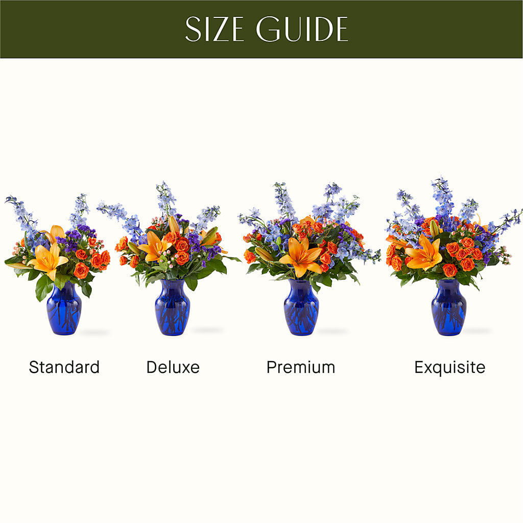 Radiant Citrus Bouquet –  Sign Of The Rose, Colorado Springs CO
