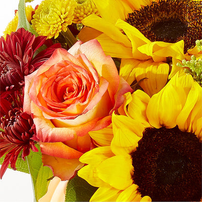 Golden Gourd Pumpkin Bouquet –  Sign Of The Rose, Colorado Springs CO