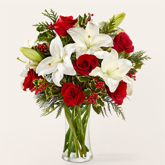 Sparkling Snowflakes Bouquet –  Sign Of The Rose, Colorado Springs CO