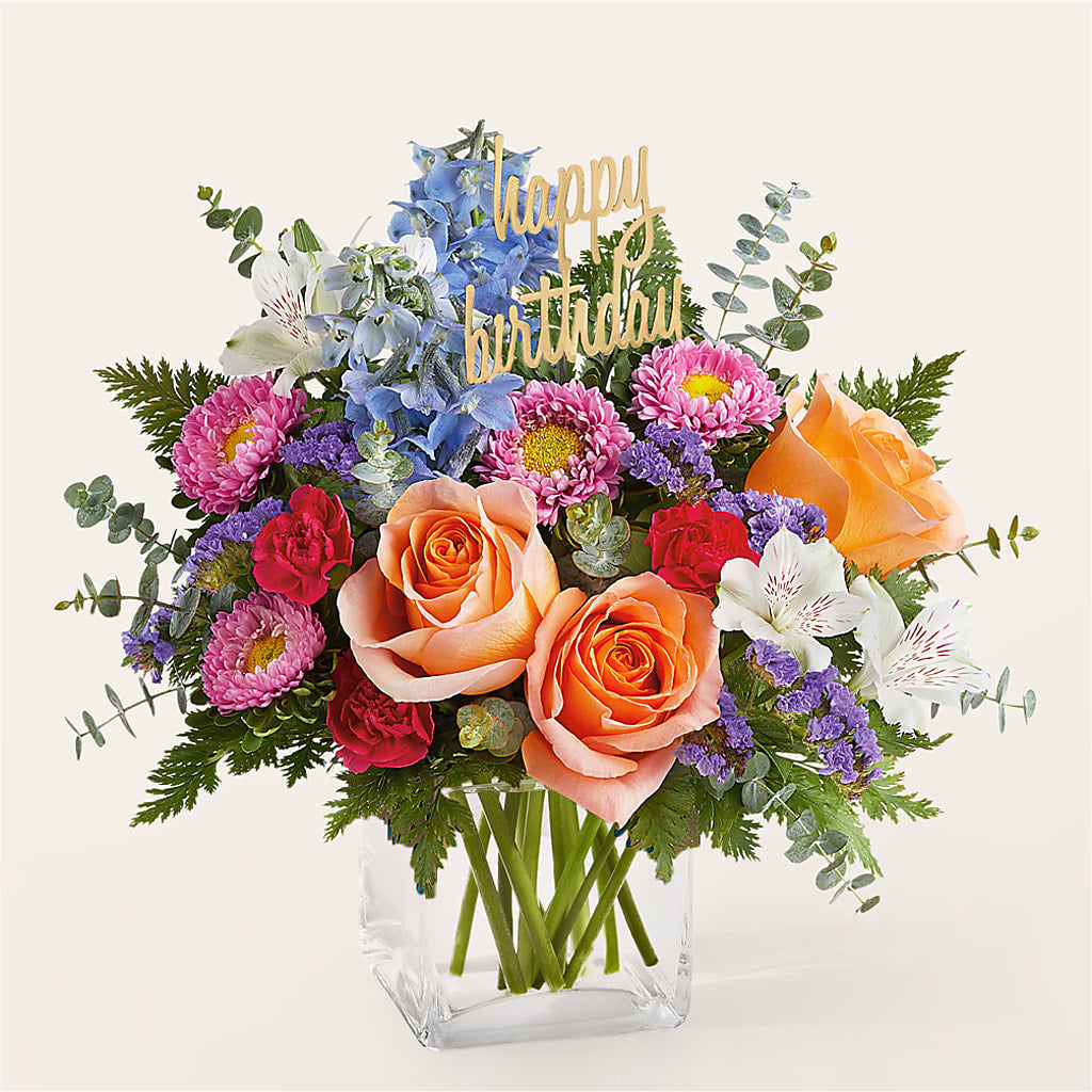 Birthday Bash Bouquet –  Sign Of The Rose, Colorado Springs CO