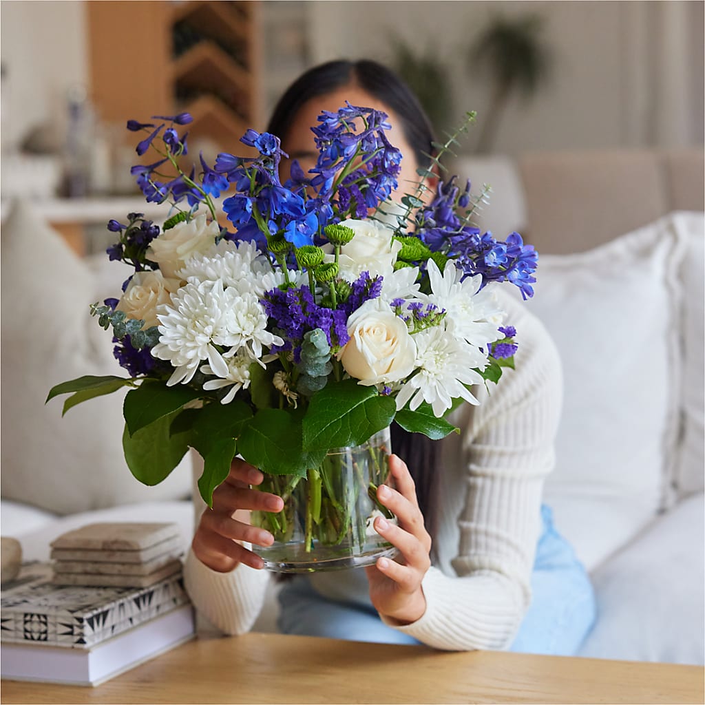 Cerulean Waves Bouquet –  Sign Of The Rose, Colorado Springs CO
