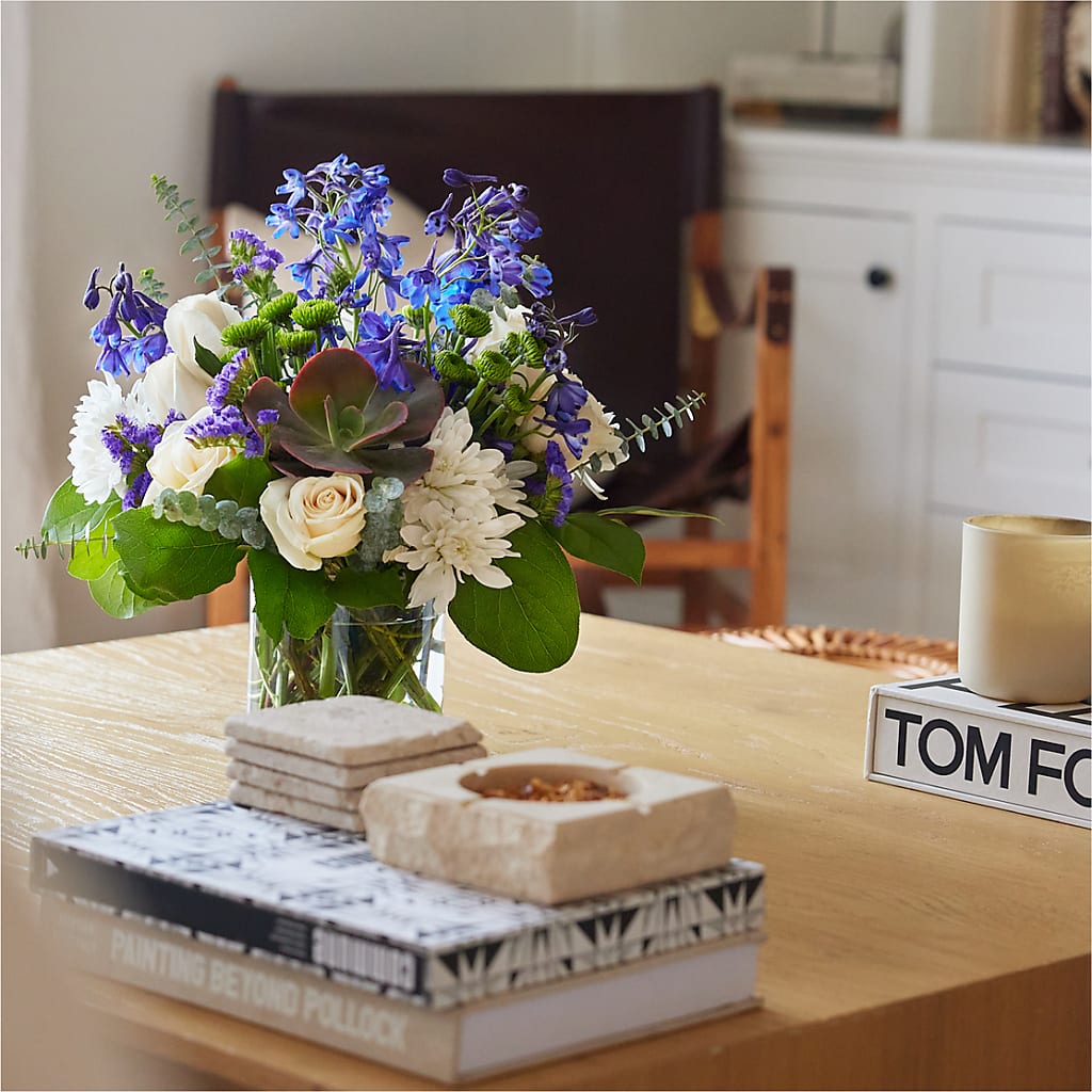 Cerulean Waves Bouquet –  Sign Of The Rose, Colorado Springs CO