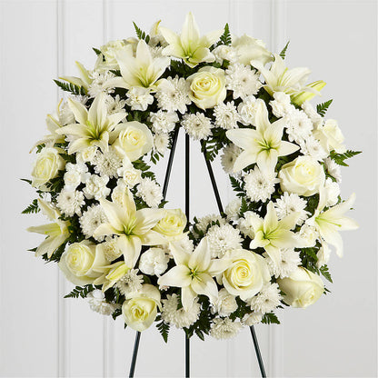 Treasured Tribute Wreath –  Sign Of The Rose, Colorado Springs CO