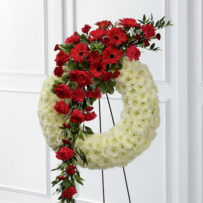 Graceful Tribute Wreath –  Sign Of The Rose, Colorado Springs CO