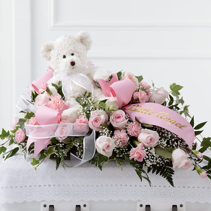 Touch of Sympathy Casket Spray –  Sign Of The Rose, Colorado Springs CO