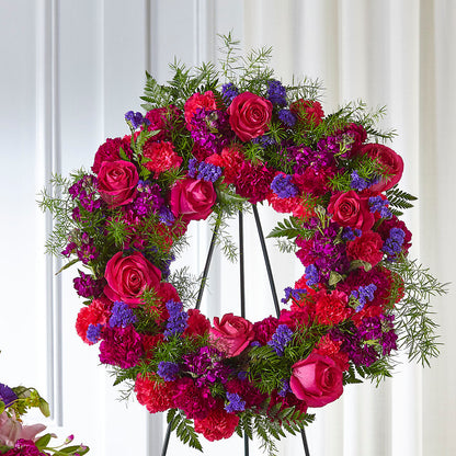 Calming Colors Wreath –  Sign Of The Rose, Colorado Springs CO