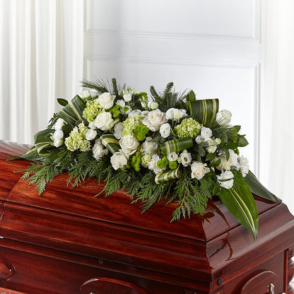 Hopeful Gesture Casket Spray –  Sign Of The Rose, Colorado Springs CO