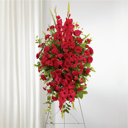 From the Heart Standing Spray –  Sign Of The Rose, Colorado Springs CO