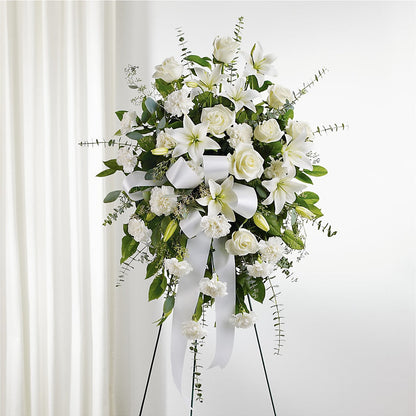 With Care Standing Spray –  Sign Of The Rose, Colorado Springs CO