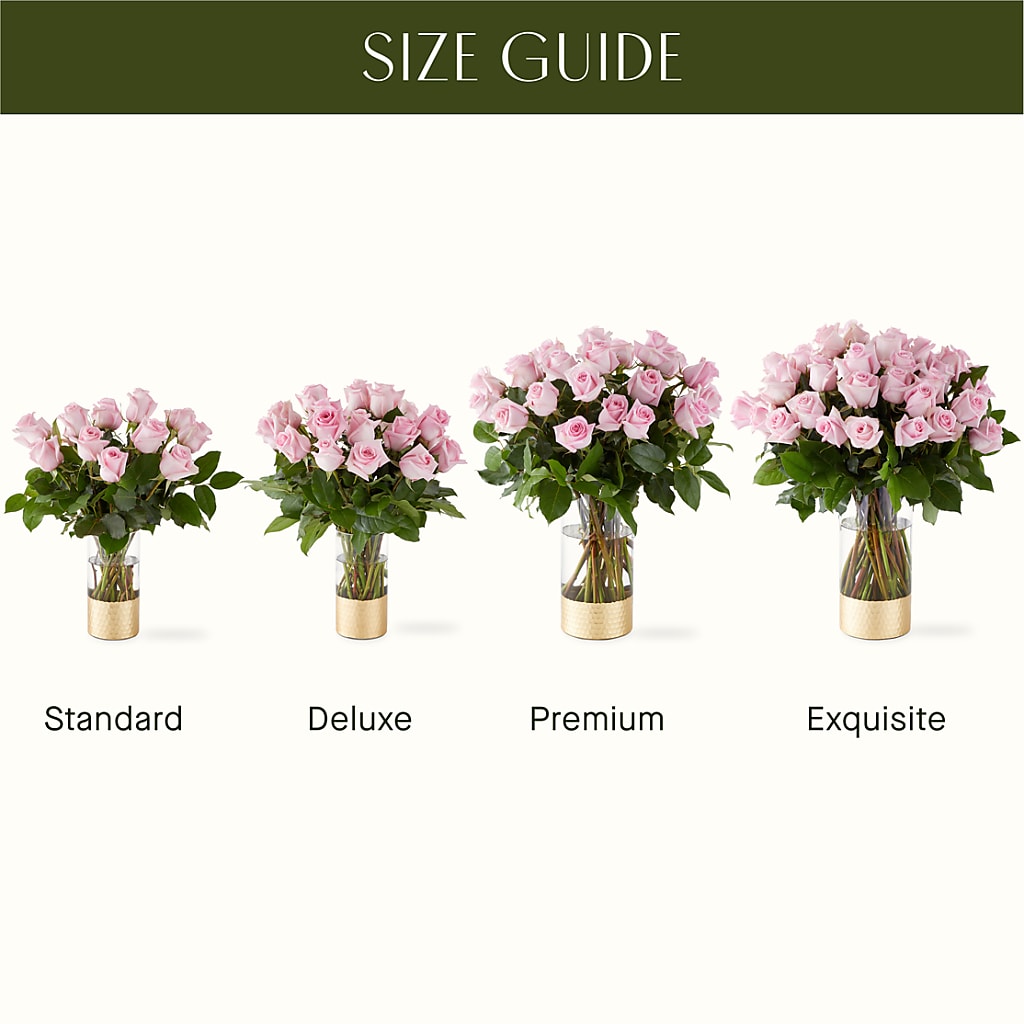 Picture Perfect Pink Rose Bouquet –  Sign Of The Rose, Colorado Springs CO