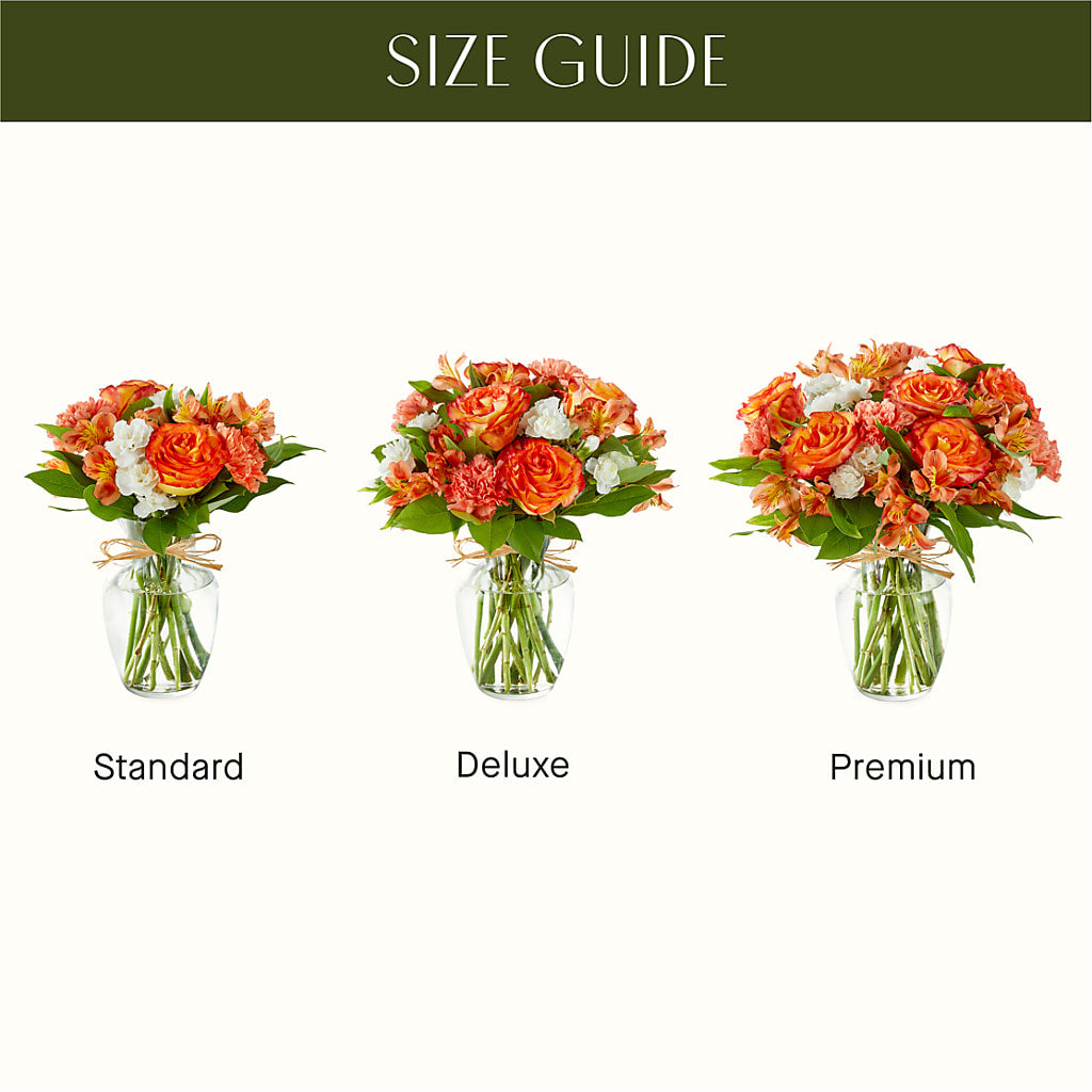Apricot Glow Bouquet –  Sign Of The Rose, Colorado Springs CO