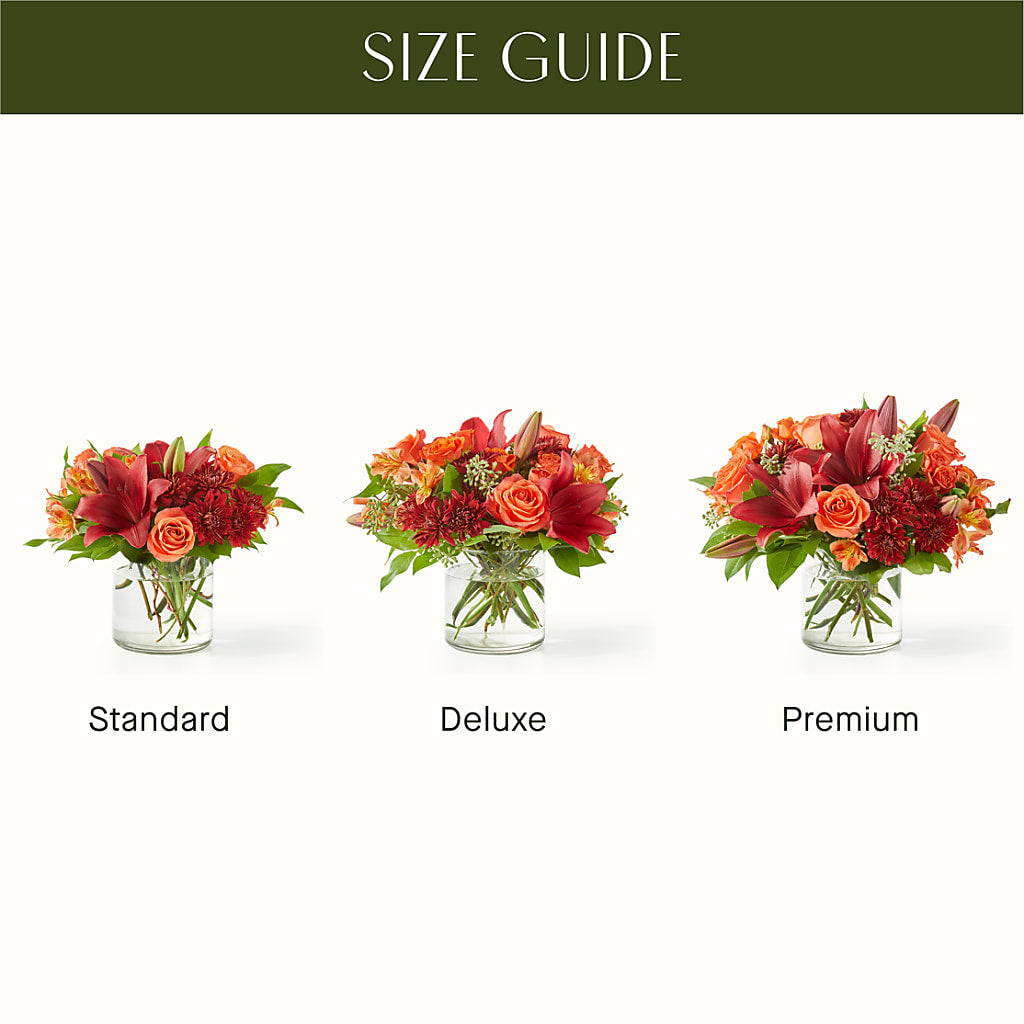 Crimson Leaves Bouquet –  Sign Of The Rose, Colorado Springs CO