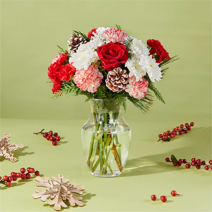 Candy Cane Lane Bouquet –  Sign Of The Rose, Colorado Springs CO